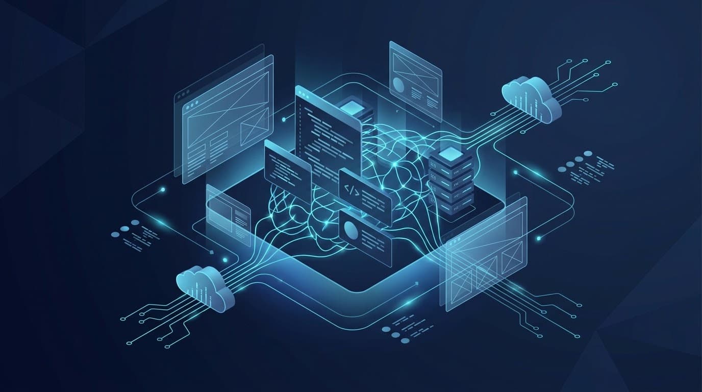 Ilustracion de la solucion: Desarrollo Web e IA